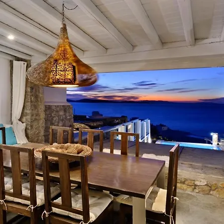 Luxurious Mykonos With Pool Villa Agios Ioannis Diakoftis